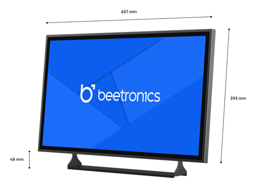 27 inch touchscreen metal