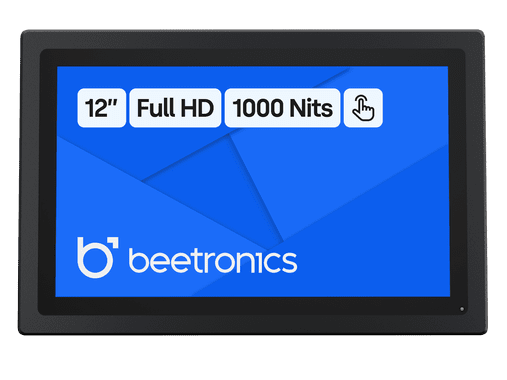 12 inch touchscreen metal (high-brightness)