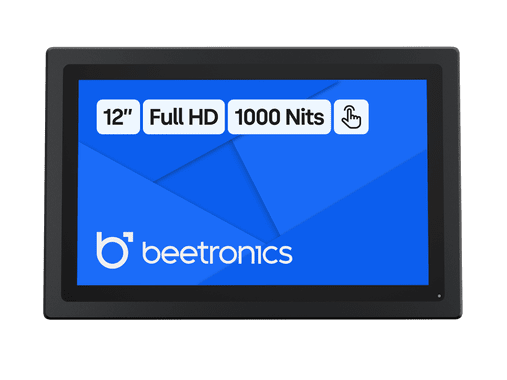 12 inch touchscreen metal (high-brightness)